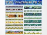 Van Gogh Washi Tape Set of 36 Rolls