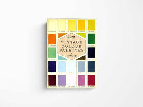 Vintage Color Palettes A Little Sticker Book