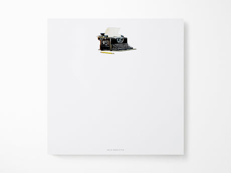Vintage Typewriter Notepad