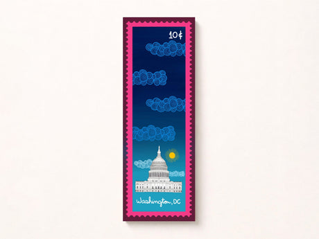 Washington DC Stamp Bookmark US Capitol