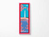 Washington DC Stamp Bookmark Washington Monument