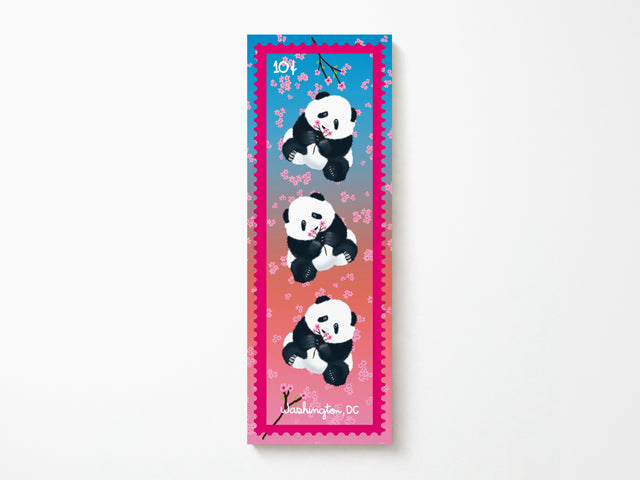 Washington D.C. Stamp Bookmark Panda