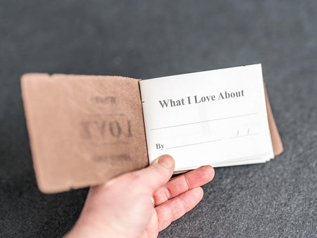 What I Love About You Leather Book