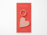 You Are Loved Heart Enamel Keychain