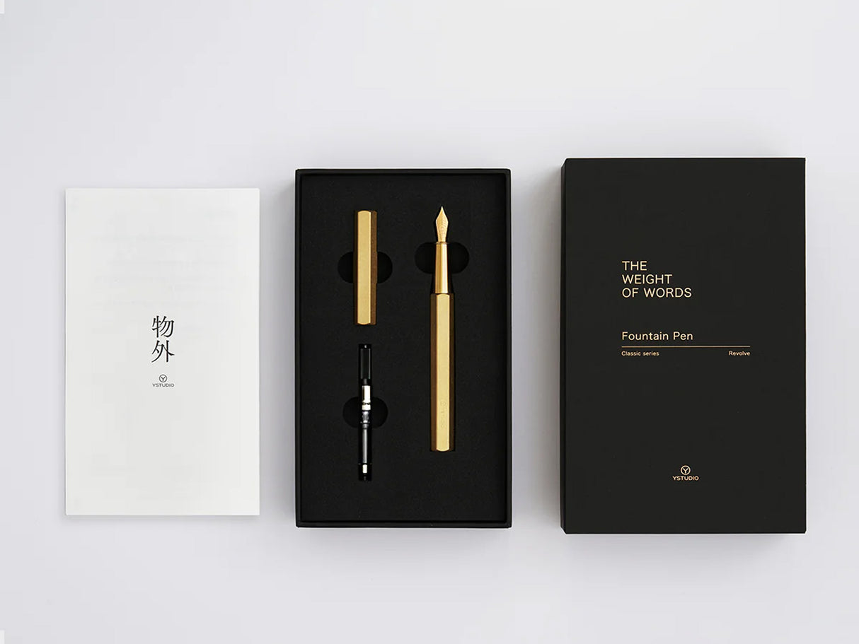 Ystudio Revolve Fountain Pen - Blue