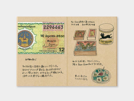 009 Kraft Paper Refill TRAVELER'S Notebook - Passport Size