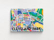 Cleveland Park Art Map Greeting Card