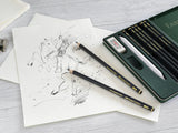 Faber Castell Pitt Graphite Matte Pencils, 11 Piece Set