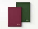 Heritage Collection Bookcloth Journal with Dotted Pages