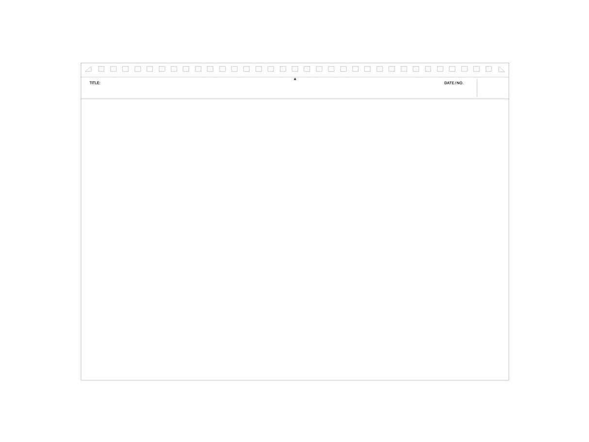 Maruman Mnemosyne Notebook 181 - A4 Blank