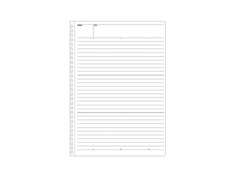 Maruman Mnemosyne Notebook N199A - A4 Lined