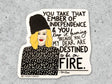 Moira Rose Ember of Independence Sticker