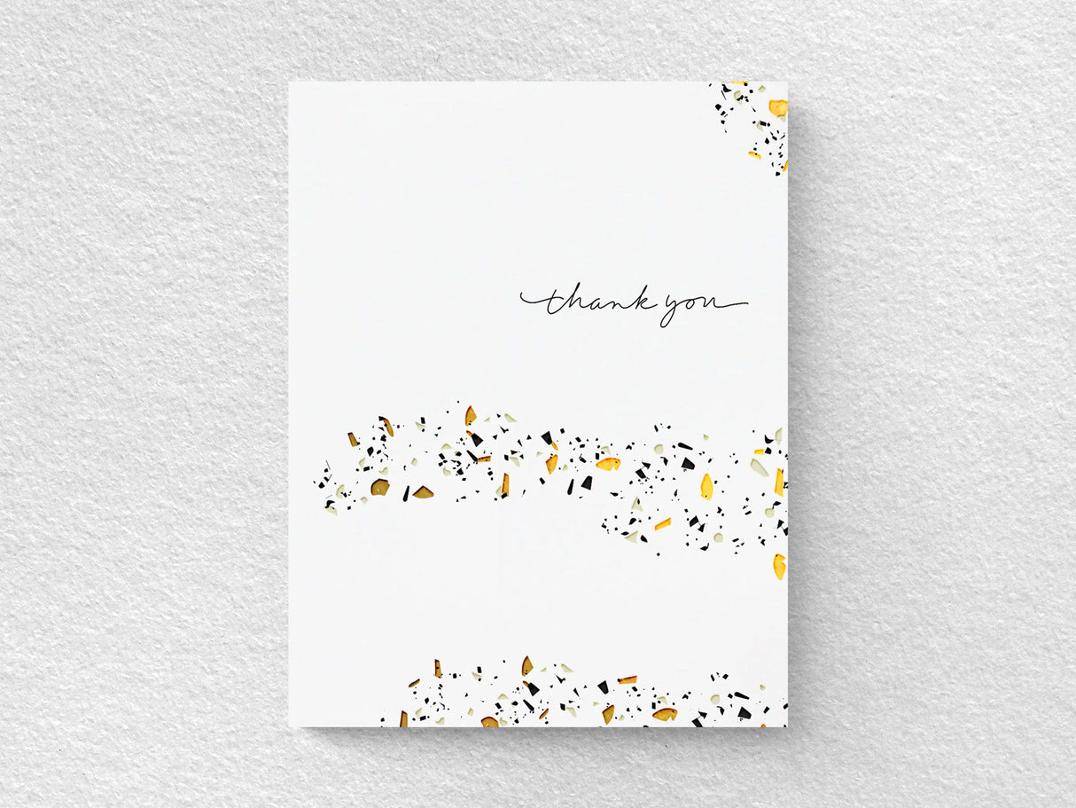 Thank You Terrazzo Greeting Cards, Box of 6