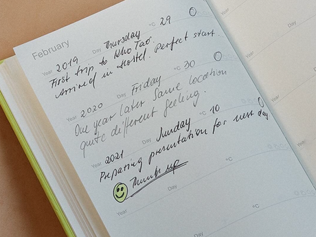 The Life In Your Years 5 Year Diary - Midnight