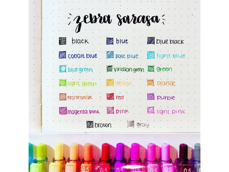 Zebra Sarasa Clip Gel Pen