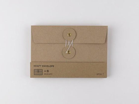 Button String Envelopes Set of 8