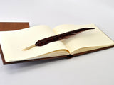 Chestnut Italian Leather Guest Book