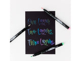 Fudenosuke Pastel Calligraphy Brush Pens 6-Pack