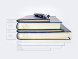 Manhattan Navy Blue Leather Journal