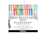 Mildliner Highlighter Double Ended Pens - Set of 25
